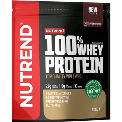 Nutrend 100% Whey Protein [1000 грама] Шоколадово брауни