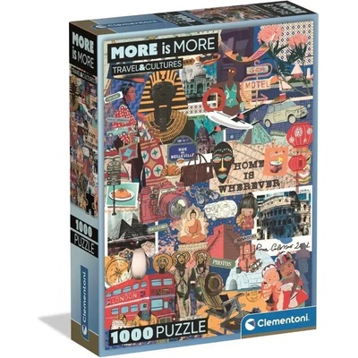 Clementoni - Puzzle Travel and Cultures - 1 000 piese