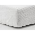 Little band Муселинов чаршаф с ластик Little Band - 60x120 cm, 2 броя, бял/сив (LTB413534) - baby