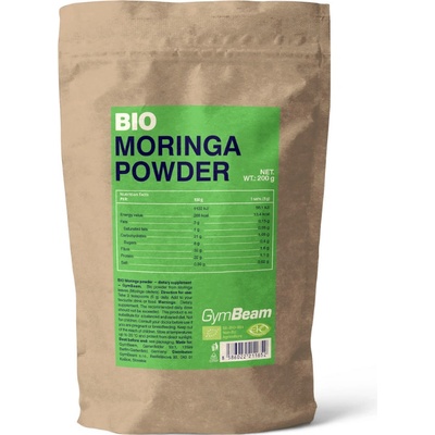 GymBeam BIO Moringa prášek 200 g – Zbozi.Blesk.cz