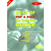 Best of POP & ROCK FOR CLASSICAL GUITAR 1 guitar + tab