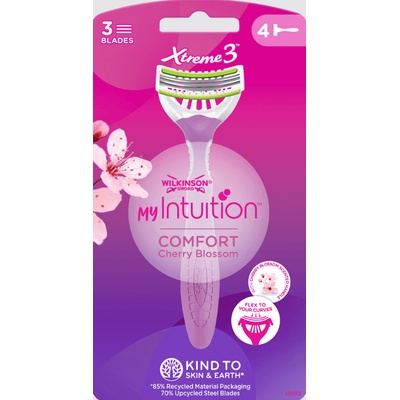 Wilkinson Xtreme3 Intuition Comfort Cherry 4 ks