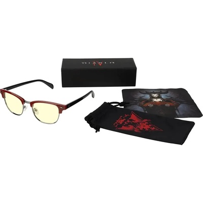 GUNNAR GUNNAR x Diablo IV Sanctuary Edition Blood Onyx Amber Геймърски очила комплект (DBL-66601)