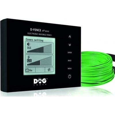 Dogtrace d-fence 2002 - černý - elektronický ohradník, neviditelný plot pro psy
