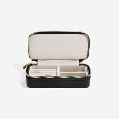 Stackers cestovní šperkovnice Black Medium Travel černá