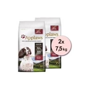 Applaws Dog Adult Small & Medium Breed Chicken & Lamb 2 x 7,5 kg