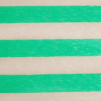 Úplet N6356, béžovo-mint široké pruhy, š.145