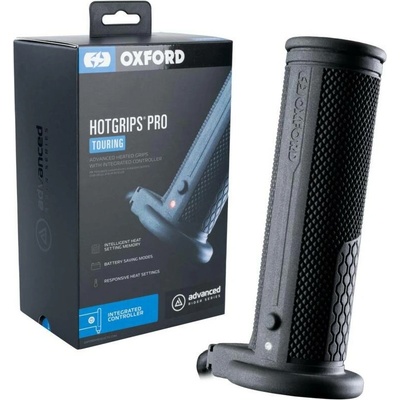 Gripy vyhřívané HOTGRIPS PRO TOURING, OXFORD (s integrovaným ovládáním v rámci gripu)