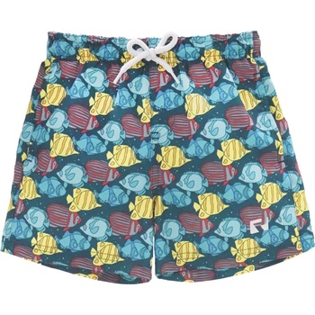 Ript Детски бански гащета Ript Tropical Fish Swim Shorts Boys - Blue/Yellow