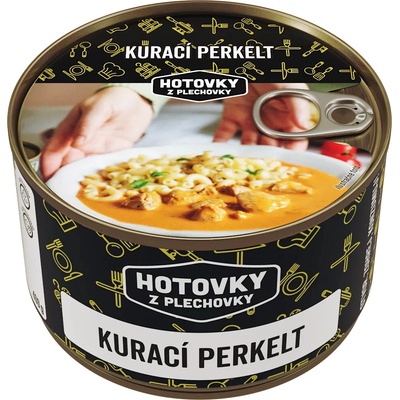 Hotovky z plechovky Kurací perkelt 400 g