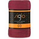 FARO Deka mikroplyš super soft bordo