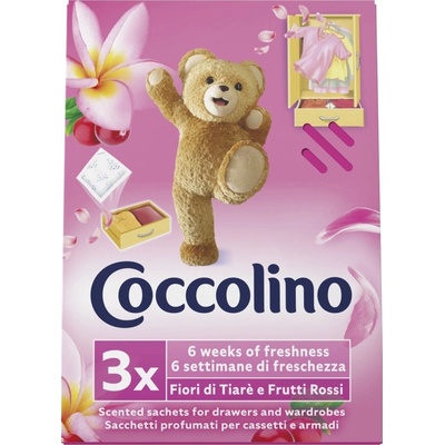 Coccolino vonné sáčky do oblečení Frutti Rossi 3 ks – Zboží Dáma
