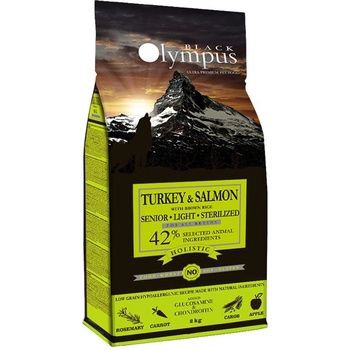 Black Olympus Senior, Light, Sterilized - Turkey & Salmon 2 кг