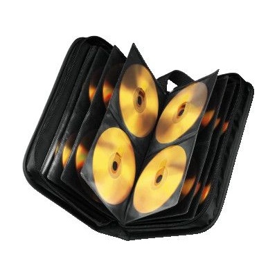 Hama CD Wallet Nylon 80, black 80 дискове Черен (33832) (33832)