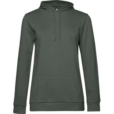 B&C mikina Hoodie COT-01W04Wu4100 Khaki millennial
