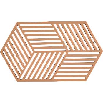 Zone Denmark Подложка за горещи съдове Hexagon 24 см теракота (31616)