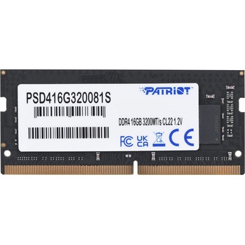 Patriot DDR4 16GB 3200MHz CL22 PSD416G320081S