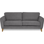 Scandic Тъмносив диван от рипсено кадифе 206 cm Paris - Scandic (14392SN LIN3_2)