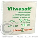 Obvazové materiály Vliwasoft Komprese nesterilní 10 x 10cm/4v 100 ks