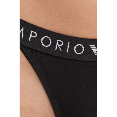 Giorgio Armani Бикини тип бразилиана Emporio Armani Underwear в черно 164867 4F227 (164867.4F227)