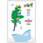 Cool by victoria Самозалепваща се корица за тетрадка и книга, a5, cool by victoria, прозрачна