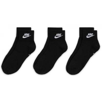 Чорапи Nike Everyday Essential Ankle Socks 3P - Черен