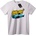 NOONEBRAND Тениска Shakotan автомобил - L, White