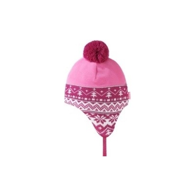 Kama Dětská pletená Merino čepice B89 růžová
