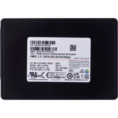 Samsung PM893 3,8TB, MZ7L33T8HBLT-00A07