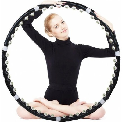 SPRINGOS MASSAGE Hula Hop obruč 85 cm čierna