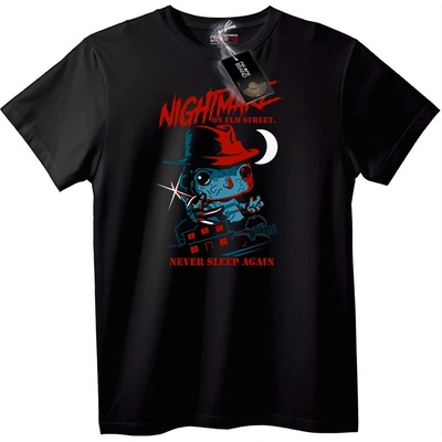 NOONEBRAND Кошмар на Elm Street Тениска - 2XL, Black
