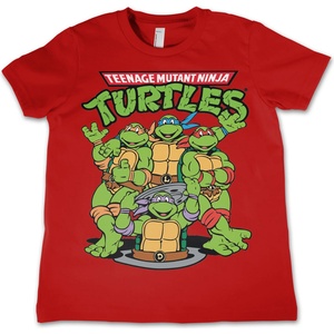 HYBRIS детска тениска Костенурките Нинджа - Group - Red - HYBRIS - NIC-12-TMNT003-H54-4-RD
