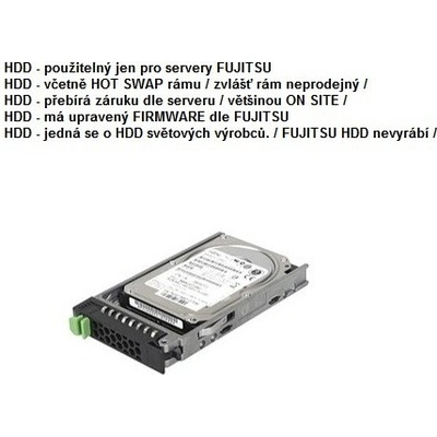 Fujitsu HDD SRV 6G 1.92TB Read-Int. 2.5' H-P EP pro TX1330M5 RX1330M5 TX1320M5 RX2530M7 RX, PY-SS19NMD