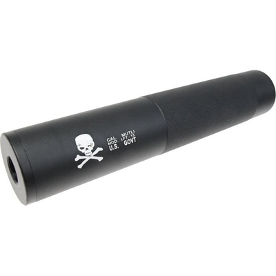 Cyma Skull 190x35 mm černý závit 14 a 14 +