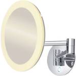 Nimco - Козметично огледало за монтаж на стена с LED осветление, хром ZK 20265P-26 (ZK 20265P-26)