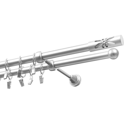 Garnyze-levne Garnýže Motýl dvouřadá satyna 19 mm 300 cm
