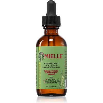 MIELLE Rosemary Mint Scalp & Hair Strengthening Oil укрепващо олио За коса 59ml