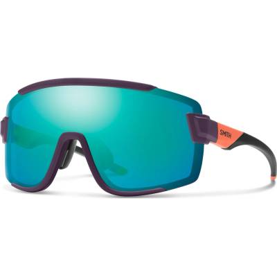 Smith Optics Очила за колоездене Smith Wildcat Mirror S2 (VLT 30%) + S0 (VLT 89%) Cycling glasses - Matte Purple / Cinder / Hi Viz / CP Opal Mirror + Clear - размер One Size (205-3567-0111)