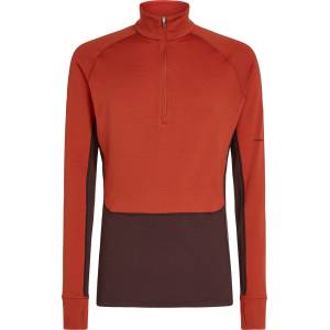 icebreaker ZoneKnit 260 LS Half Zip Размер: L / Цвят: оранжев