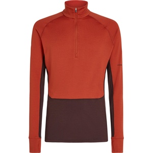icebreaker ZoneKnit 260 LS Half Zip Размер: XL / Цвят: оранжев