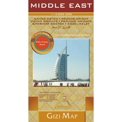 Střední Východ (Middle East) 1:4m mapa GIZI