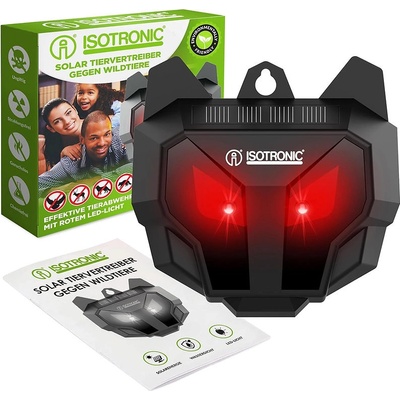 Isotronic Solárny odpudzovač divej zveri s červený svetlom 92136