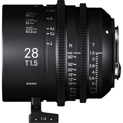 SIGMA CINE 28mm T1.5 FF FCE METRIC Canon EF