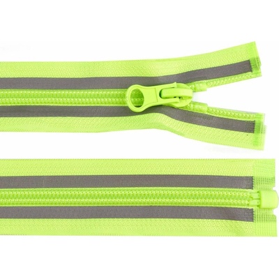 Zip spirálový No 5 reflexní délka 75 cm - 1 (535) zelená neon