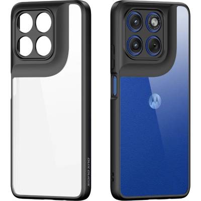 Motorola DUX DUCIS Aimo Series Прозрачен Калъф за Motorola Moto G37 5G / Moto G47 5G - Черен