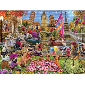 Masterpieces - Puzzle Dog Gone Days 300XXL - 300 piese