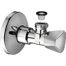 SCHELL - Rohový ventil 1/2“ x 3/8“ so sitkovým filtrom, chróm 970580000