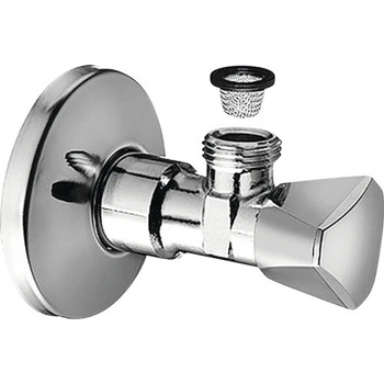 SCHELL - Rohový ventil 1/2“ x 3/8“ so sitkovým filtrom, chróm 970580000