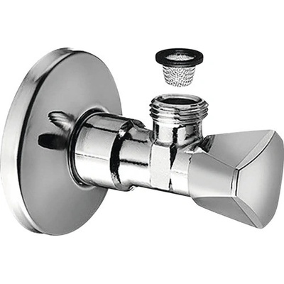 SCHELL - Rohový ventil 1/2“ x 3/8“ so sitkovým filtrom, chróm 970580000