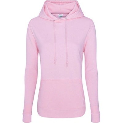 Just Hoods dámska mikina s kapucňou JH001F Baby Pink
